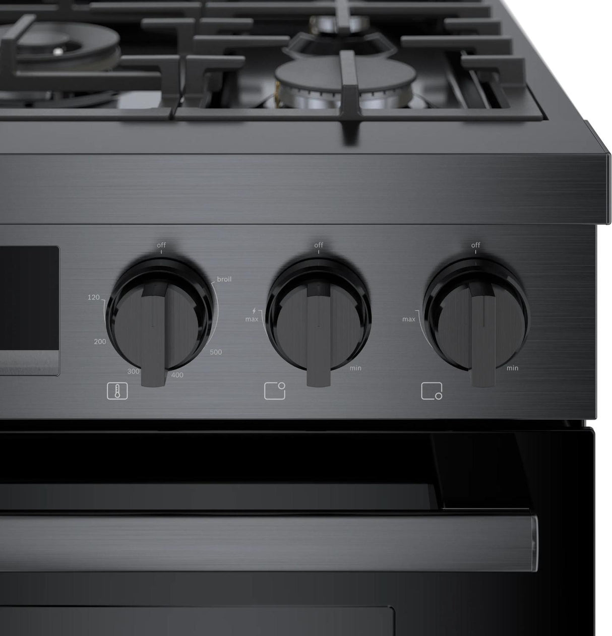 800 Series Gas Freestanding Range 30" Black Stainless Steel - (HGS8045UC)