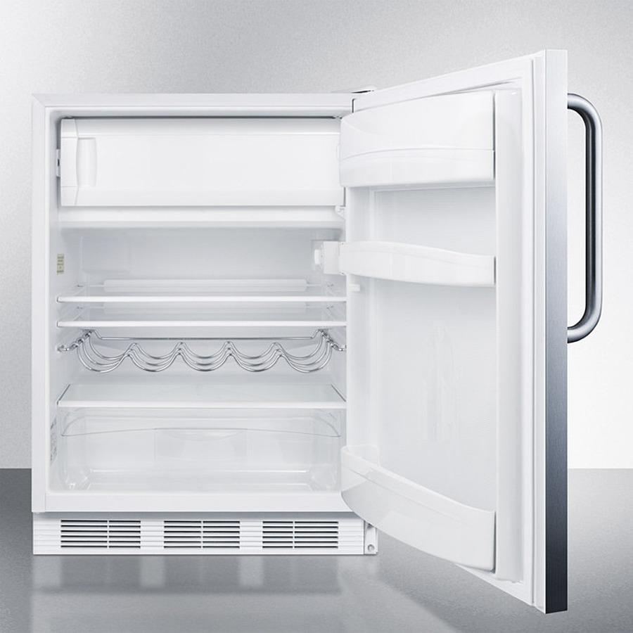 24" Wide Refrigerator-freezer, ADA Compliant - (CT661WSSTBADA)