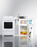 54" Wide All-in-one Kitchenette With Electric Coil Range - (ACK54COILW)