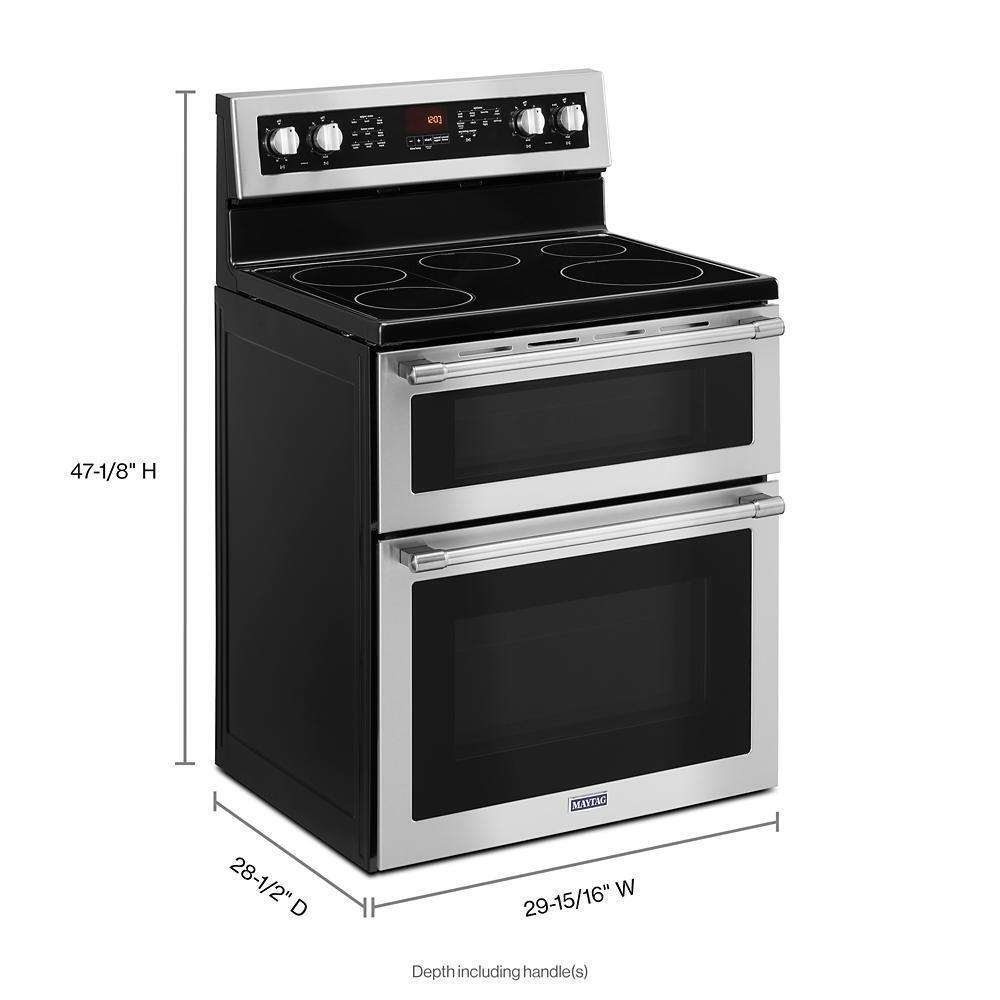 30-Inch Wide Double Oven Electric Range With True Convection - 6.7 Cu. Ft. - (MET8800FZ)