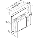 Broan(R) 30-Inch Telescopic Downdraft Range Hood, External Blower, Stainless Steel - (RMDD3004EX)