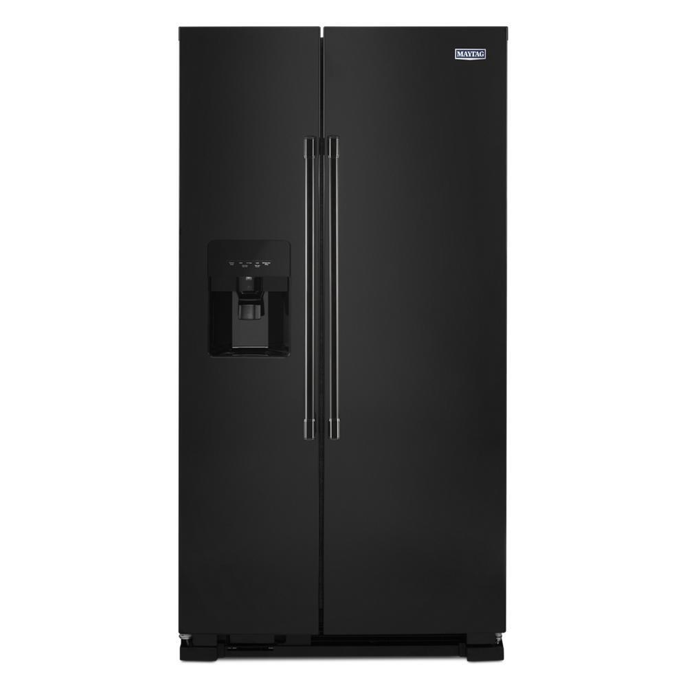 36-Inch Wide Side-by-Side Refrigerator with Exterior Ice and Water Dispenser - 25 Cu. Ft. - (MSS25C4MGB)