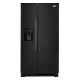 36-Inch Wide Side-by-Side Refrigerator with Exterior Ice and Water Dispenser - 25 Cu. Ft. - (MSS25C4MGB)