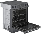 800 Series Electric Slide-in Range 30" Black Stainless Steel - (HEI8046U)