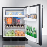 24" Wide Refrigerator-freezer, ADA Compliant - (CT663BKSSHVADA)