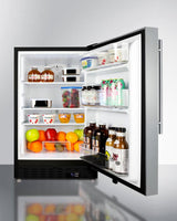 21" Wide Built-in All-refrigerator, ADA Compliant - (ALR47BSSHV)