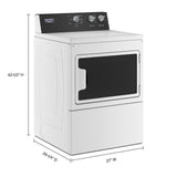 Commercial-Grade Residential Gas Dryer - 7.4 cu. ft. - (MGDP586KW)