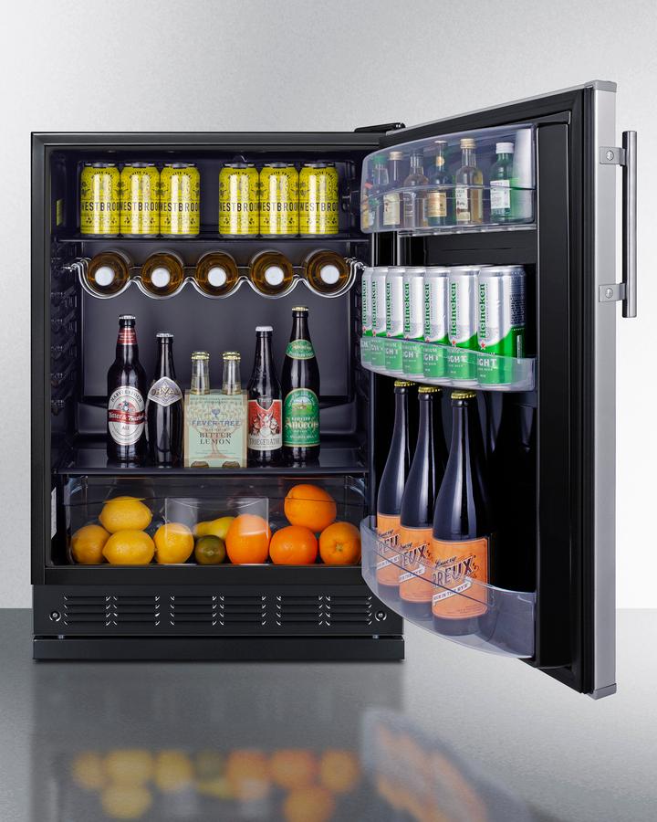 24" Wide All-refrigerator - (FF6BK2SSRS)