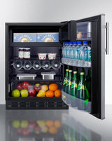 24" Wide Refrigerator-freezer - (CT66BK2SS)