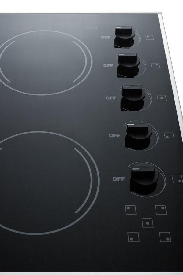 27" Wide 230v 5-burner Radiant Cooktop - (CR5B273B)