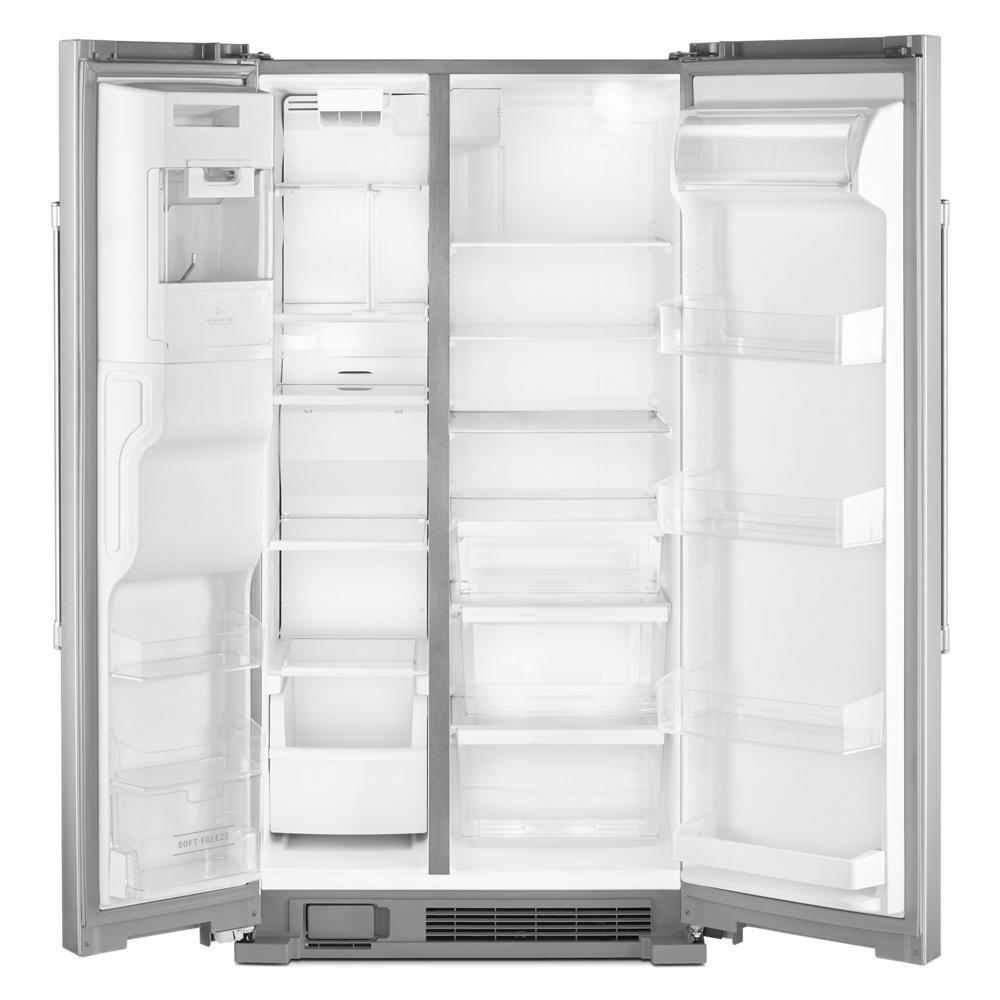 36-Inch Wide Side-by-Side Refrigerator with Exterior Ice and Water Dispenser - 25 Cu. Ft. - (MSS25C4MGZ)