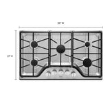 36-inch Wide Gas Cooktop with DuraGuard(TM) Protective Finish - (MGC9536DS)