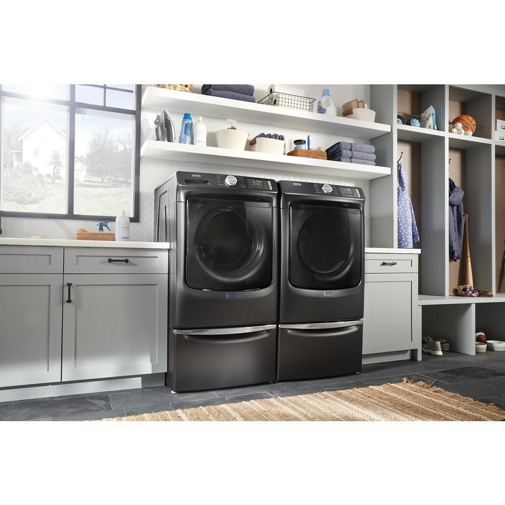 Front Load Electric Dryer with Extra Power and Quick Dry Cycle - 7.3 cu. ft. - (MED6630MBK)