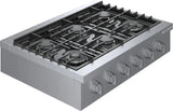 800 Series Gas Rangetop 36" Stainless steel - (RGM8658UC)