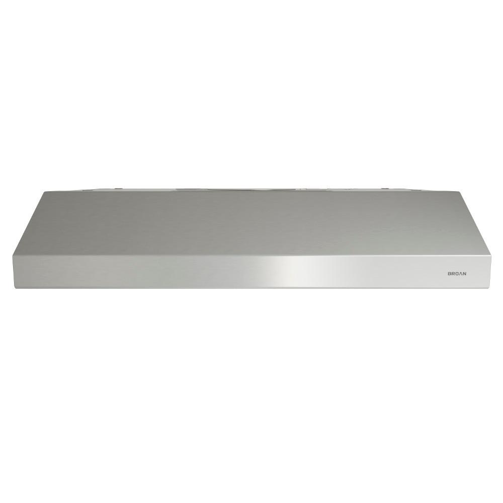 Broan 36-Inch 300 Max Blower CFM 1.5 Sones Stainless Steel Range Hood ENERGY STAR(R) certified - (BCSEK136SS)