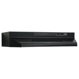 Broan(R) 36-Inch Convertible Under-Cabinet Range Hood, 230 Max Blower CFM, Black - (F403623)