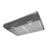 Broan(R) Elite 30-Inch Convertible Under-Cabinet Range Hood, Black Stainless Steel, 375 Max Blower CFM - (ALT230BLS)