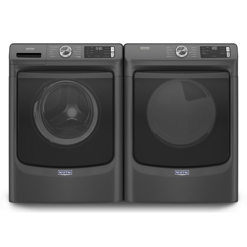 Front Load Electric Dryer with Extra Power and Quick Dry cycle - 7.3 cu. ft. - (MED5630MBK)