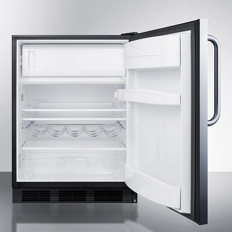 24" Wide Built-in Refrigerator-freezer, ADA Compliant - (CT663BKCSSADA)