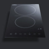 12" Wide 230v 2-burner Radiant Cooktop - (CR2B23T3B)