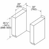 800 Series Gas Freestanding Range 30" Stainless Steel - (HGS8055UC)