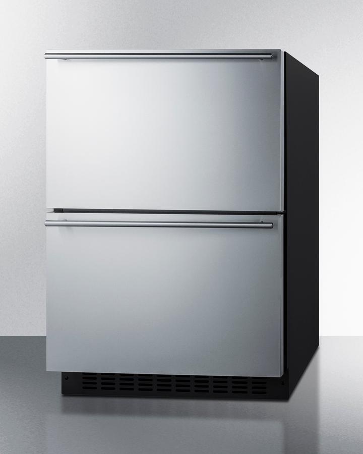 24" Wide 2-drawer All-refrigerator, ADA Compliant (panels Not Included) - (ADRD241PNR)