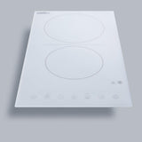 12" Wide 230v 2-burner Radiant Cooktop - (CR2B23T4W)