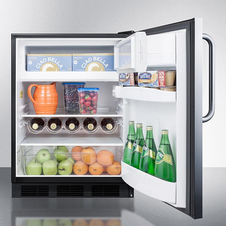 24" Wide Built-in Refrigerator-freezer - (CT663BKCSS)