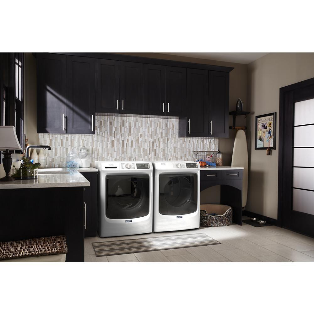 Front Load Electric Dryer with Extra Power and Quick Dry Cycle - 7.3 cu. ft. - (MED6630HW)