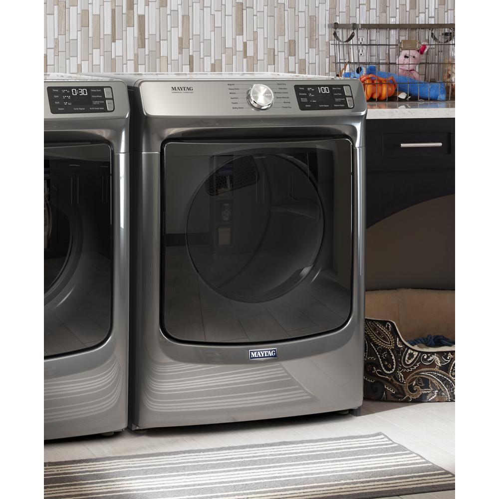 Front Load Electric Dryer with Extra Power and Quick Dry Cycle - 7.3 cu. ft. - (MED6630HC)