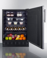 24" Wide All-refrigerator - (FF708BLSSRS)