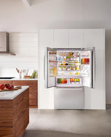 800 Series French Door Bottom Mount Refrigerator 36" Stainless steel (with anti-fingerprint) - (B36CT80SNS)