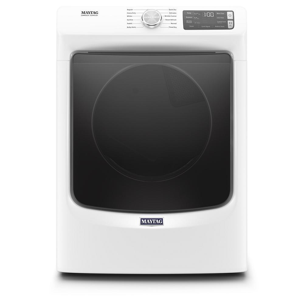 Front Load Electric Dryer with Extra Power and Quick Dry Cycle - 7.3 cu. ft. - (MED6630HW)