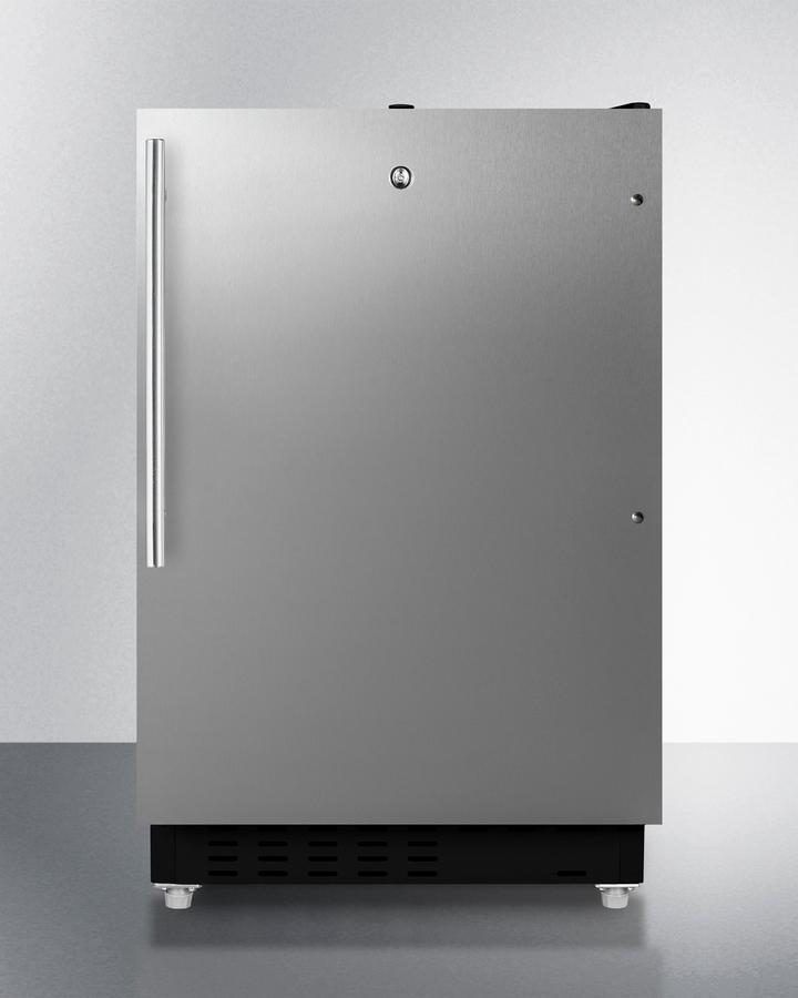 21" Wide Built-in Refrigerator-freezer, ADA Compliant - (ALRF49BCSSHV)