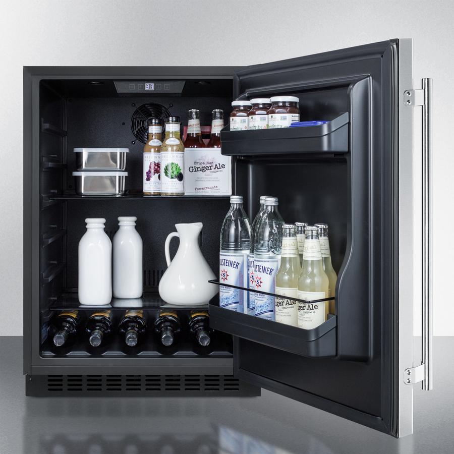 24" Wide Built-in All-refrigerator, ADA Compliant - (AL54CSS)