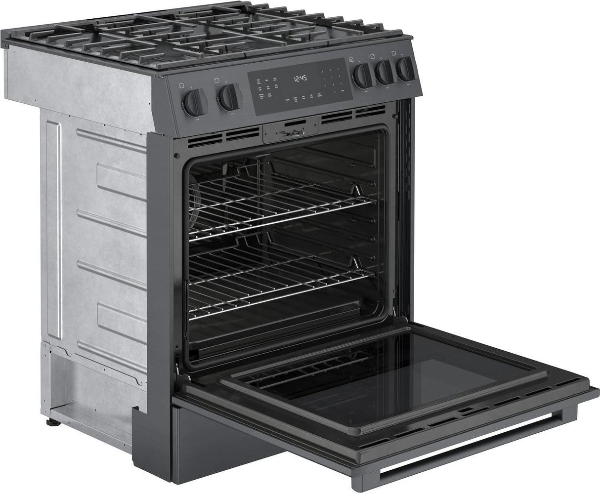 800 Series Gas Slide-in Range 30" Black - (HGI8046UC)