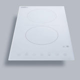 12" Wide 115v 2-burner Radiant Cooktop - (CR2B15T2W)