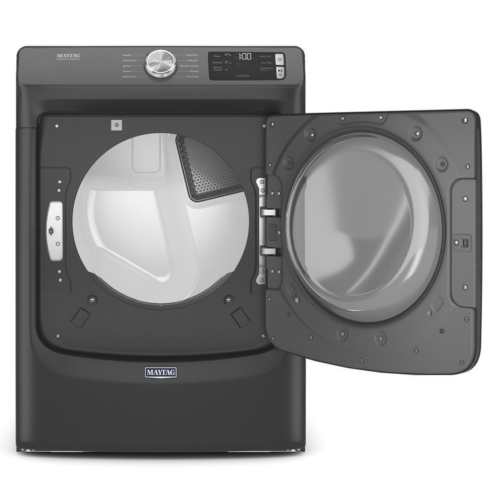 Front Load Electric Dryer with Extra Power and Quick Dry cycle - 7.3 cu. ft. - (MED5630MBK)