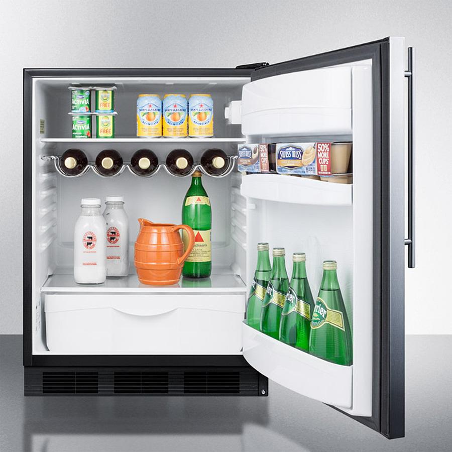 24" Wide All-refrigerator - (FF63BKSSHV)