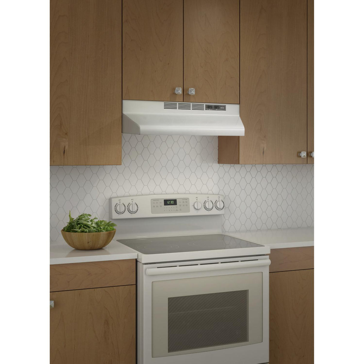 Broan(R) 24-Inch Convertible Under-Cabinet Range Hood, 230 Max Blower CFM, White - (F402401)