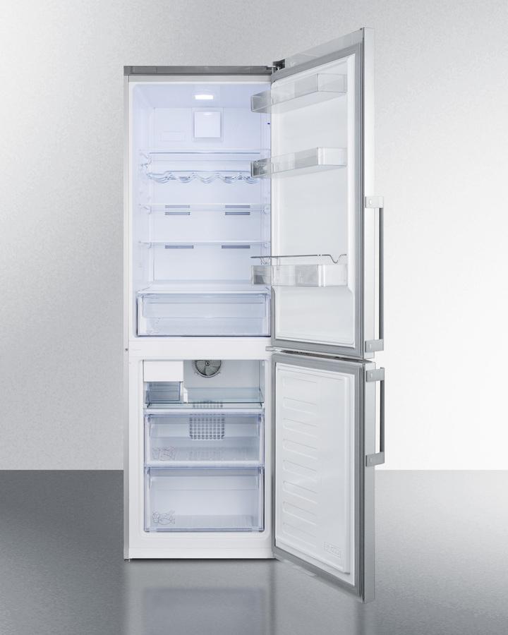 24" Wide Bottom Freezer Refrigerator With Icemaker - (FFBF247SSIM)