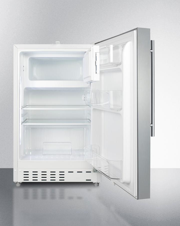 21" Wide Built-in Refrigerator-freezer, ADA Compliant - (ALRF48CSSHV)