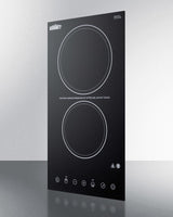 12" Wide 230v 2-burner Radiant Cooktop - (CR2B23T3B)