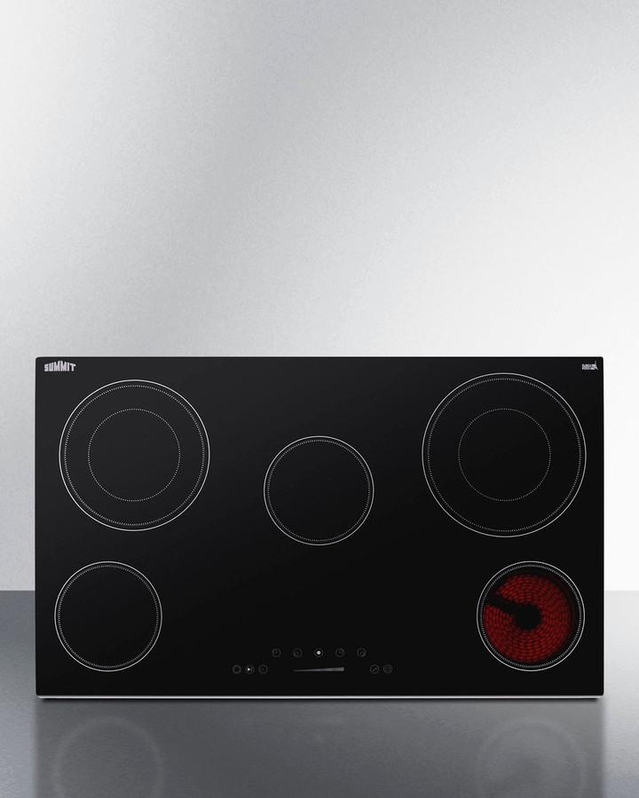 36" Wide 208-240v 5-burner Radiant Cooktop - (CR5B36T9B)