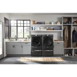 Front Load Electric Dryer with Extra Power and Quick Dry Cycle - 7.3 cu. ft. - (MED6630MBK)