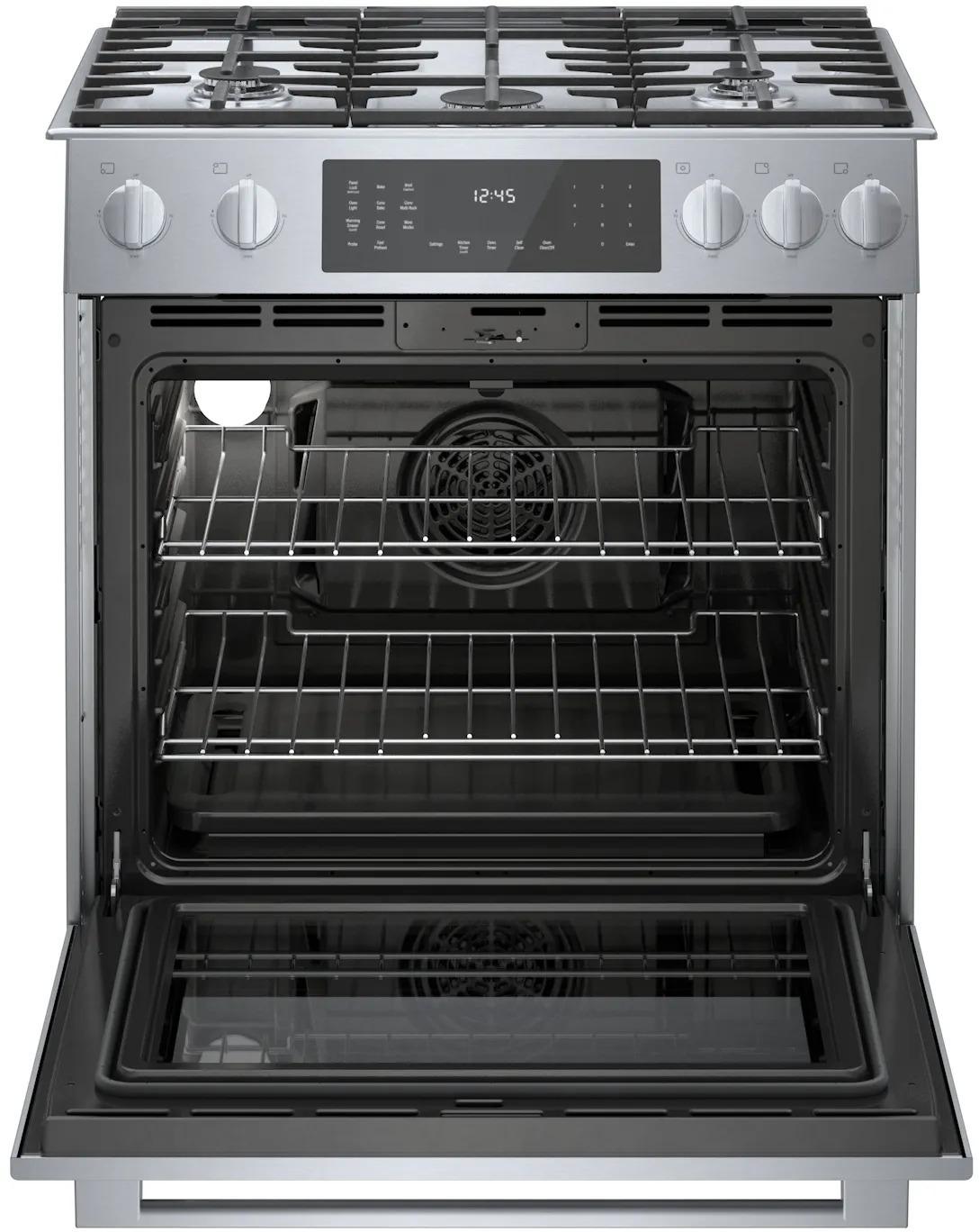 800 Series Dual Fuel Slide-in Range 30" Stainless Steel - (HDI8056U)