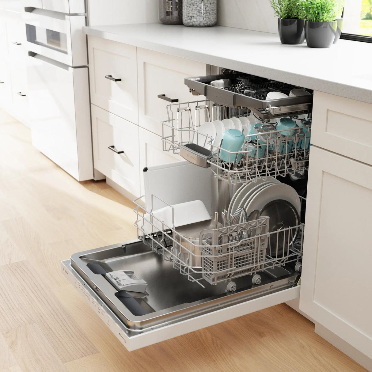 500 Series Dishwasher 24" White - (SHP65CM2N)