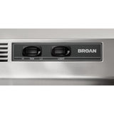 Broan(R) 30-Inch Ductless Under-Cabinet Range Hood, Stainless Steel - (413004)