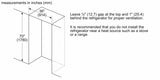 500 Series French Door Bottom Mount Refrigerator 36" Stainless steel (with anti-fingerprint), Black Stainless Steel - (B36FD50SNB)