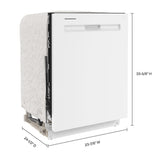 Top control dishwasher with Third Level Rack and Dual Power Filtration - (MDB8959SKW)